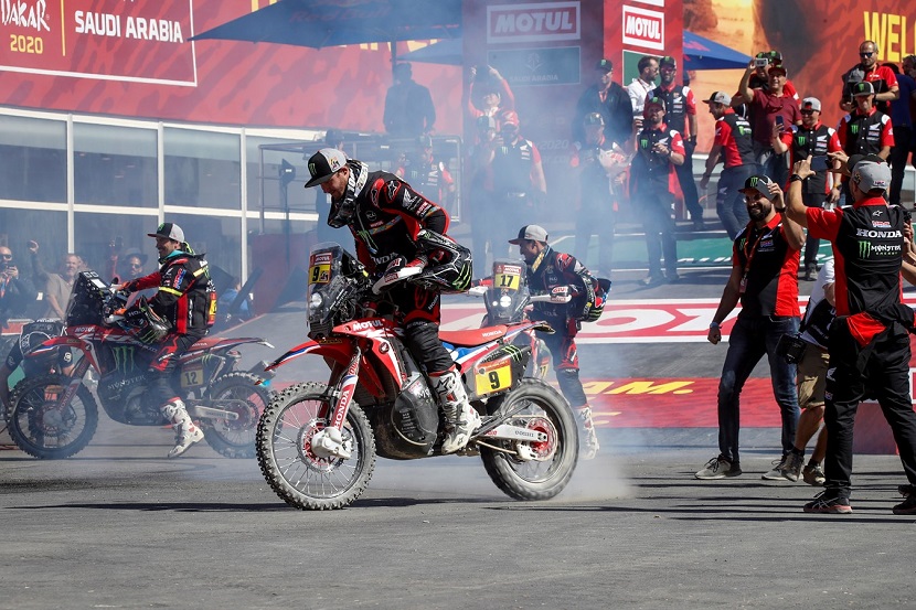 Ricky Brabec and Honda claim victory at the 2020 Dakar Rally