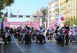 Lady riders race for the cure