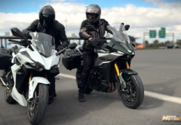 Moto in Action S-10 E-19 SUZUKI GSX-S1000GX vs 1000GT & VOGE 300 Rally